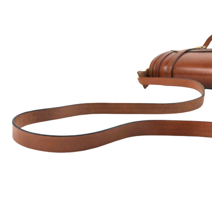 BURBERRYLogo Front Buckle Shoulder bag Brown Vintage 66nxby