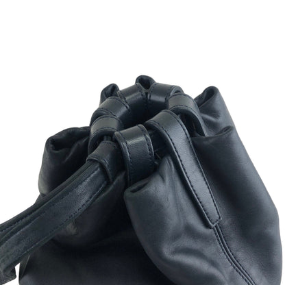 LOEWE Anagram Drawstring Shoulder bag Navy Vintage zh3gzu