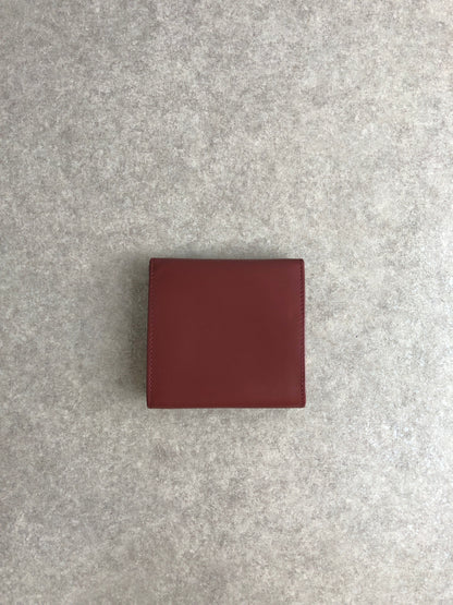 Cartier Logo Coin Purse Bordeaux Vintage e6ft7j
