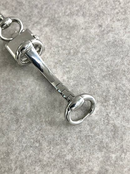 GUCCI Logo Watch Silver 120 Vintage j3uxrw