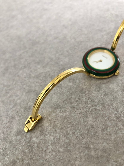GUCCI Quartz Watch Gold 11/12.2 Vintage r3trkw