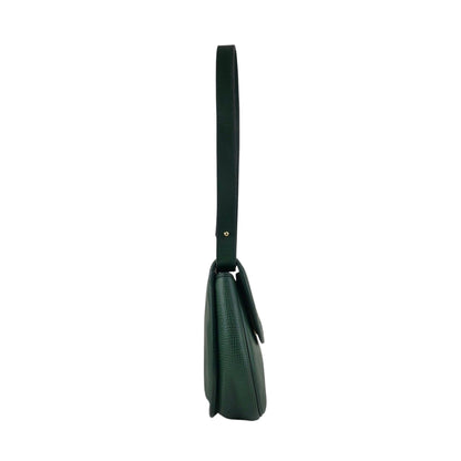 Christian Dior CD Logo Shoulder bag Green Vintage gi6xyr