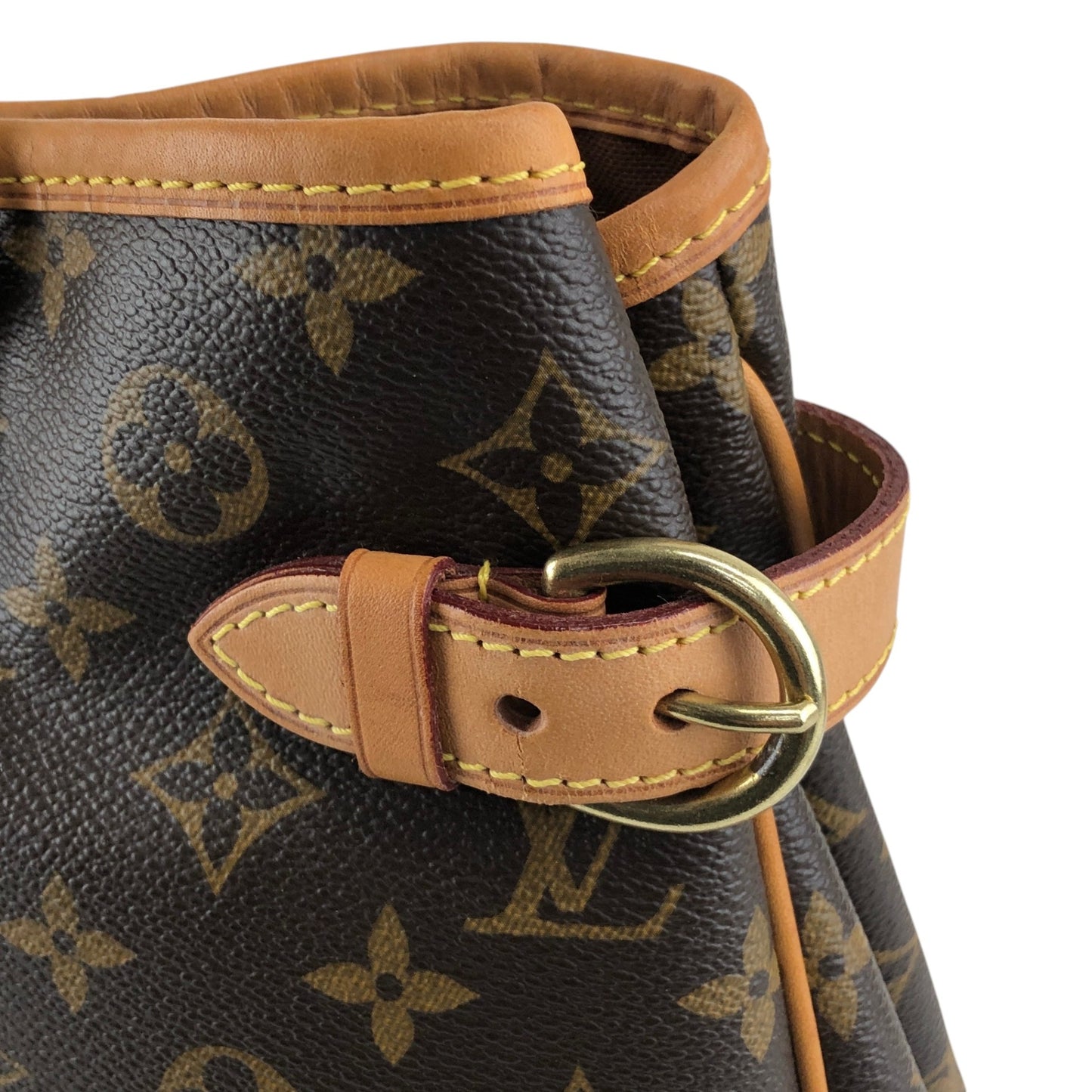 LOUIS VUITTON Monogram Handbag Batignolles Horizontal M51154 Totebag Brown Vintage f7etm4
