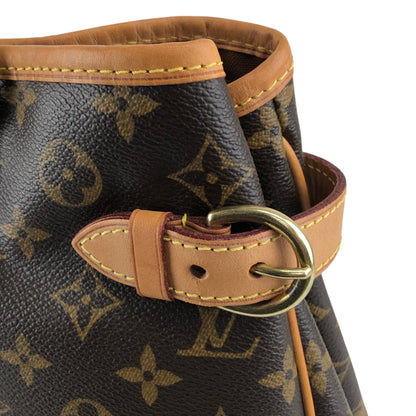 LOUIS VUITTON Monogram Handbag Batignolles Horizontal M51154 Totebag Brown Vintage f7etm4