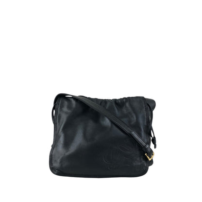 LOEWE Anagram Shoulder bag Black Vintage cdbjnf