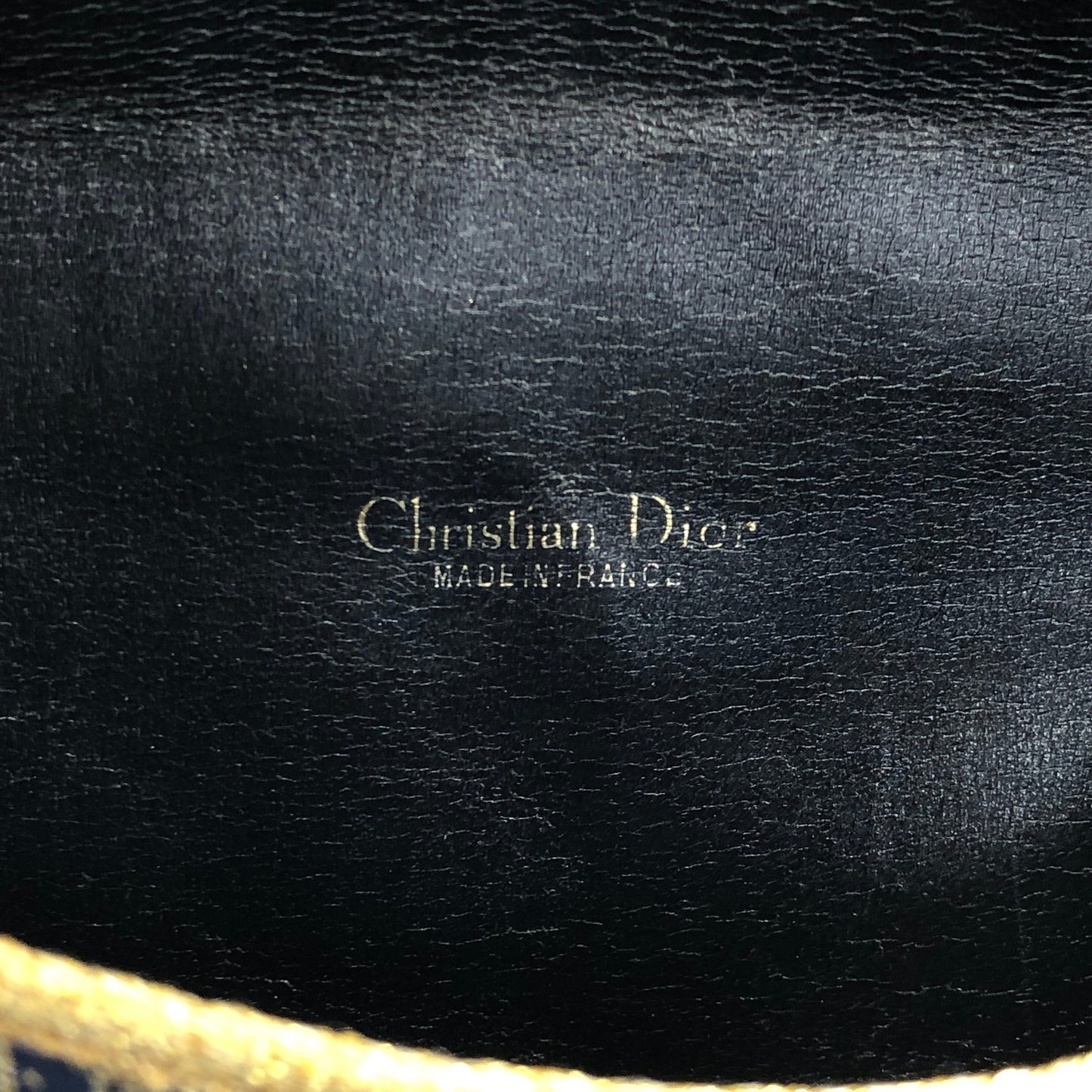 Christian Dior Trotter Chain Crossbody Navy Vintage gcy3i2