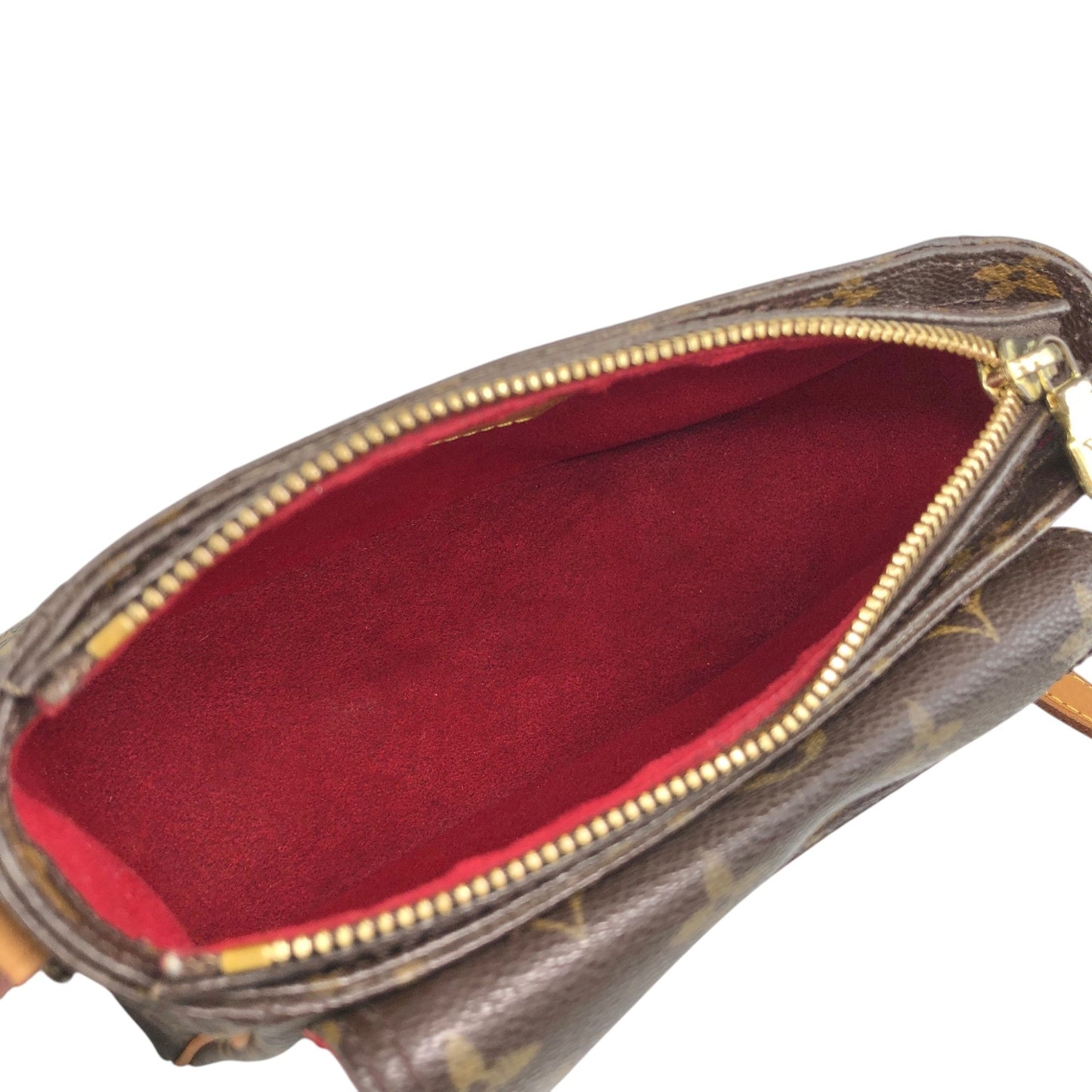 LOUIS VUITTON Monogram Shoulder bag Brown Vintage 53bcj4