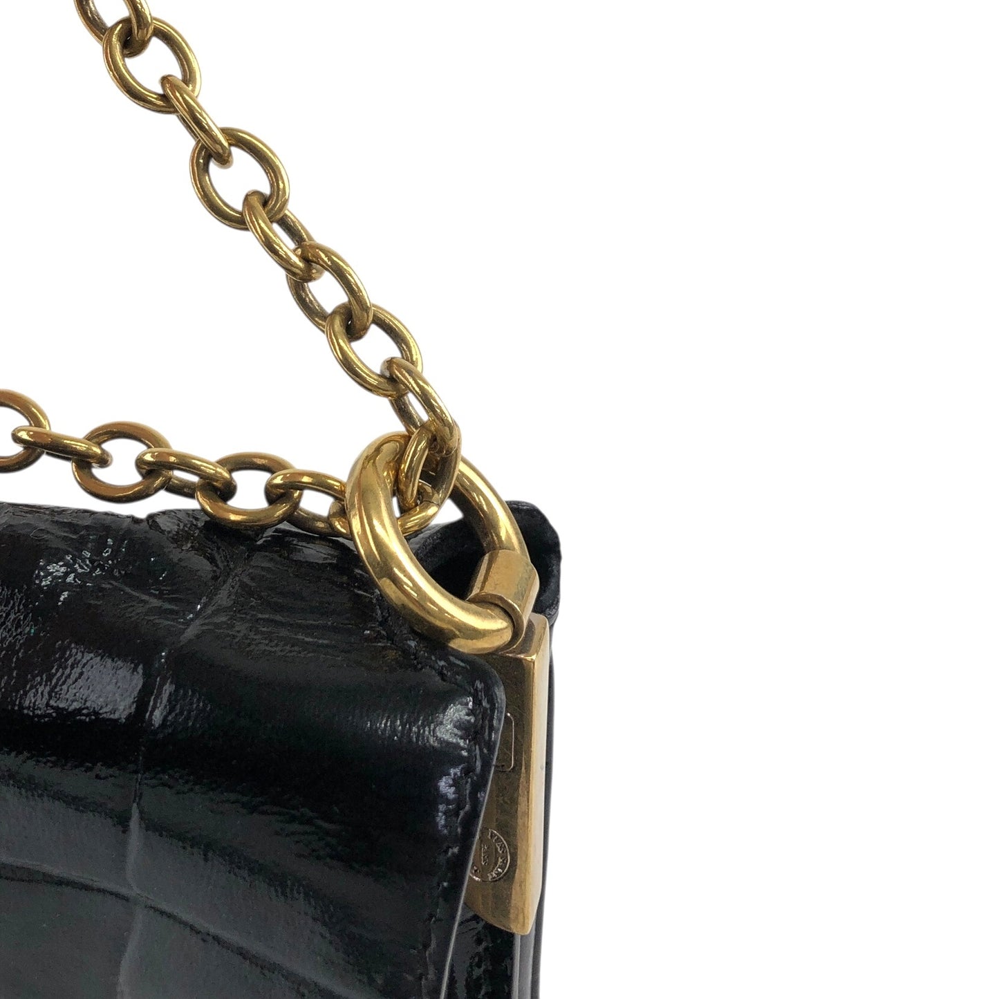 Yves Saint Laurent Chain Shoulder bag Black Vintage rncjip