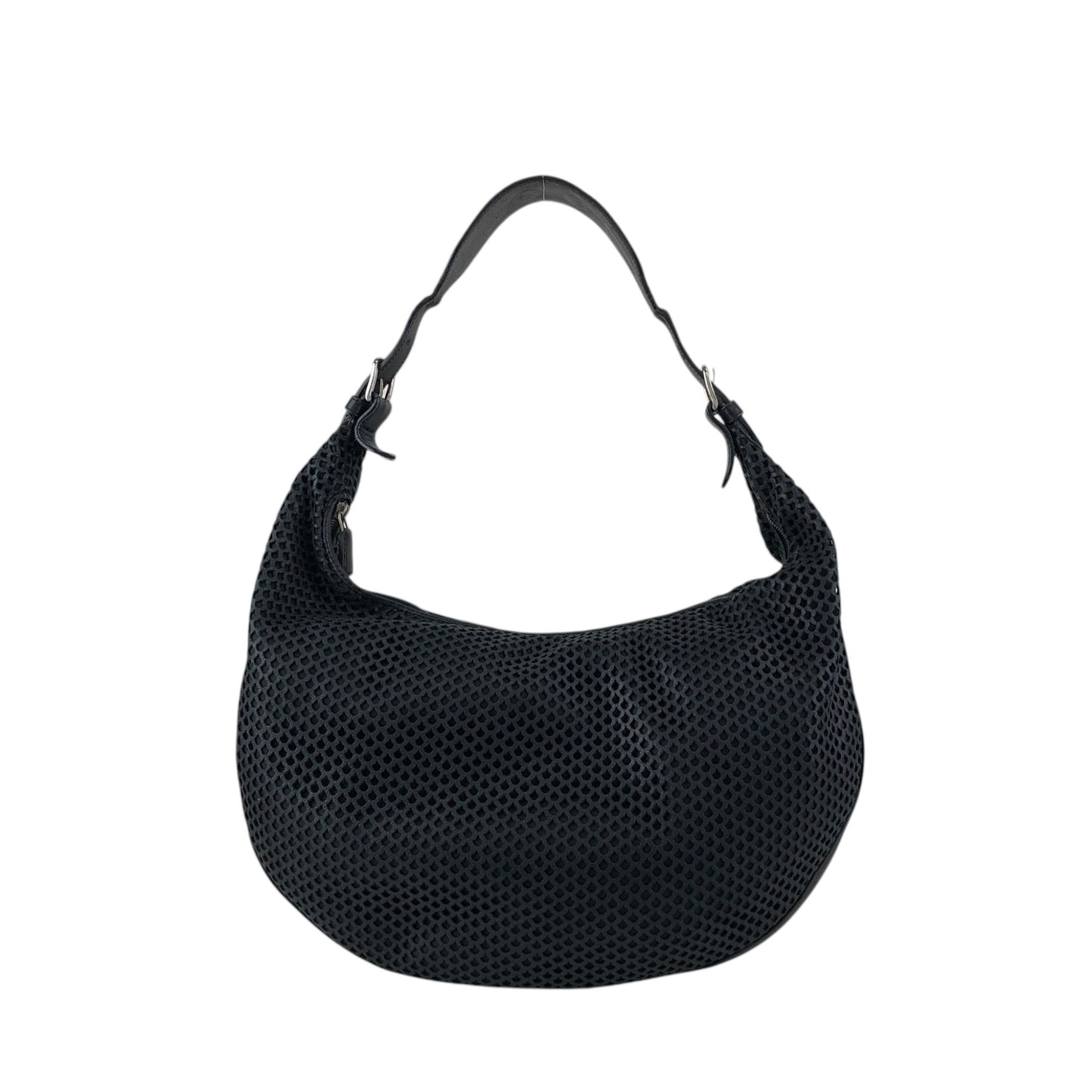 Christian Dior CD Logo Shoulder bag Hobobag Black Vintage psjdu3