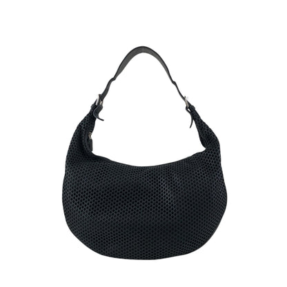 Christian Dior CD Logo Shoulder bag Hobobag Black Vintage psjdu3