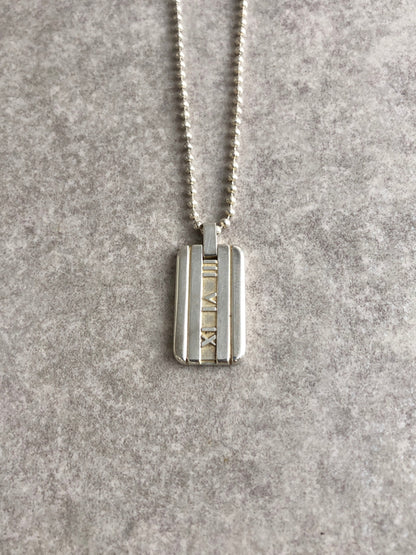 Tiffany & Co. Necklace Silver SILVERE 925 Vintage fxba3r