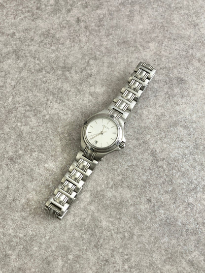 GUCCI Quartz Watch Silver Vintage 3025 g358dd