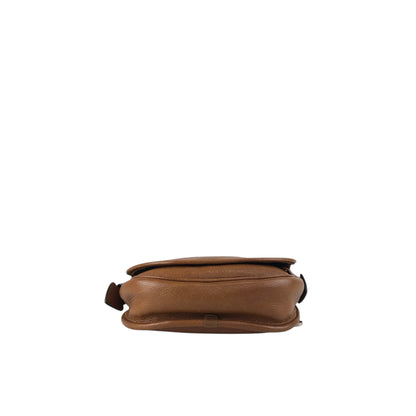LOEWE Logo Embossed Shoulder bag Brown Vintage 6n4xku