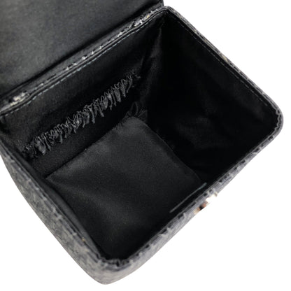 Christian Dior Street Chic Small Handbag Vanity bag Black Vintage 525v32