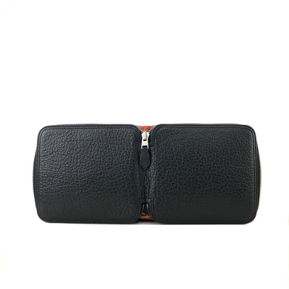 HERMES Silk Foldable Eco Silky Pop Totebag Black Vintage 7ztzeb