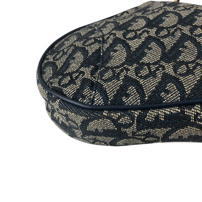Christian Dior Trotter Shoulder bag Navy Vintage rdybbf