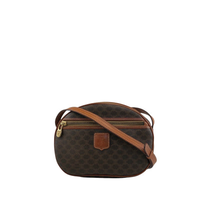 CELINE Macadam  Blason Shoulder bag Brown Vintage t4wybd