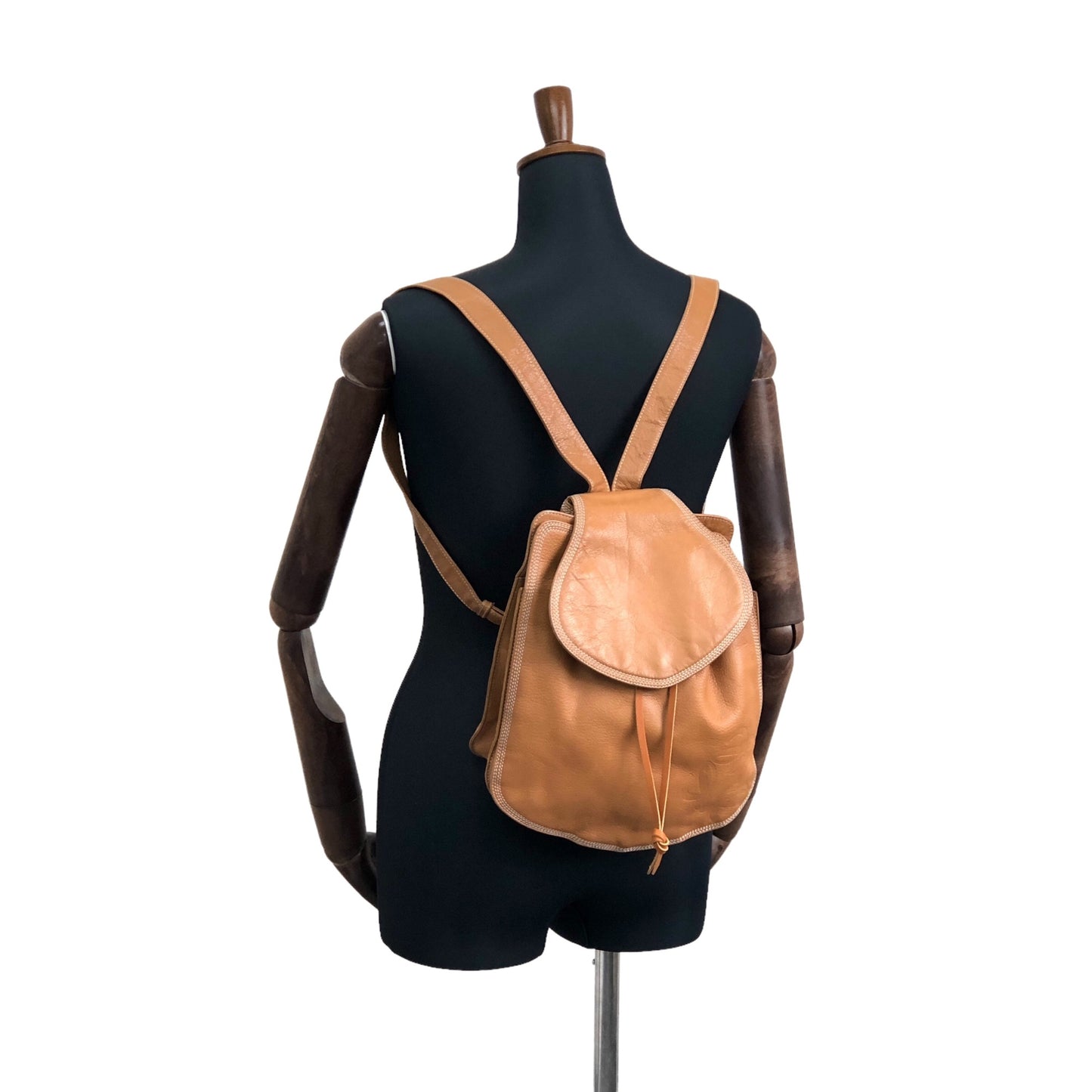 LOEWE Anagram Backpack Brown Vintage m3gj26