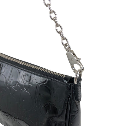 Christian Dior Trotter Small Chain Handbag Black Vintage 5zy6xf