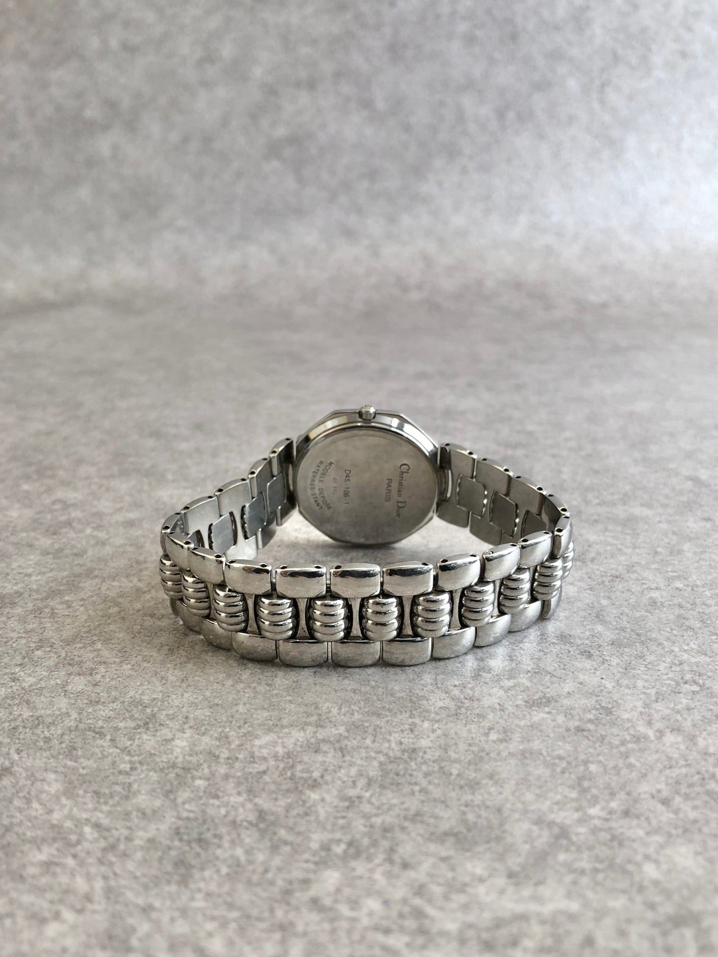Christian Dior Quartz Watch Silver D45-106-1 Vintage m4evpi