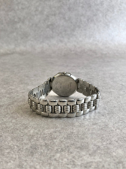 Christian Dior Quartz Watch Silver D45-106-1 Vintage m4evpi