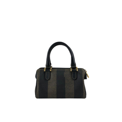 FENDI Pecan Logo Two-way Handbag Shoulder bag Brown Vintage bhyk7a