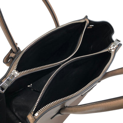 PRADA Triangle Logo Two-way Handbag Shoulder bag Brown Vintage miurph