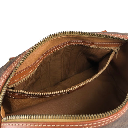 CELINE Macadam Blason Handbag Brown Vintage stij7h
