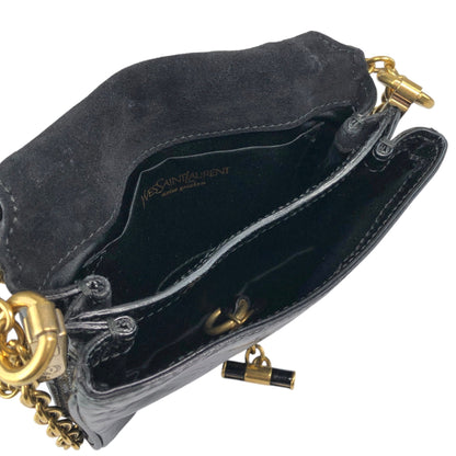 Yves Saint Laurent Chain Shoulder bag Black Vintage rncjip