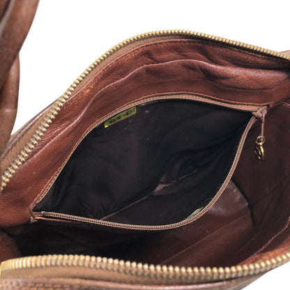 CHANEL Matelasse Coco Mark Shoulder bag Brown Vintage 4u7hig