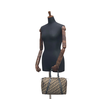 Christian Dior Trotter 波士頓包 手袋 海軍藍 復古 dmrj3p
