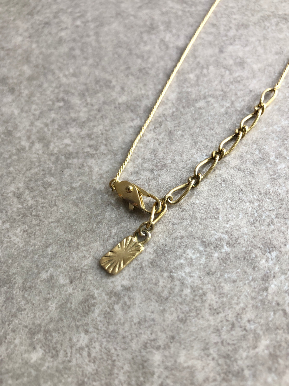 Yves Saint Laurent YSL Logo Rhinestone Necklace Gold Vintage p333yw
