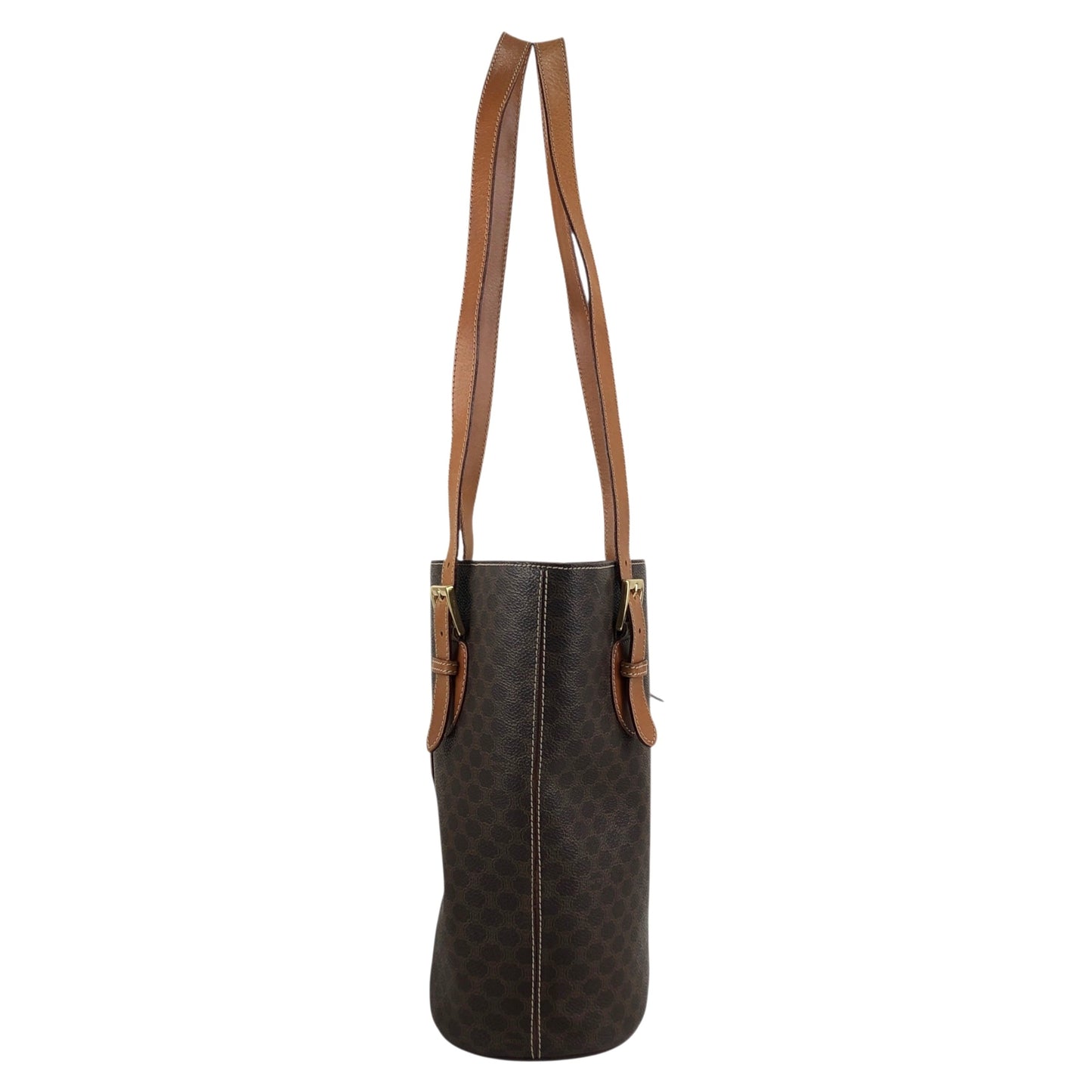 CELINE Macadam Blason Totebag Brown Vintage inkg8a