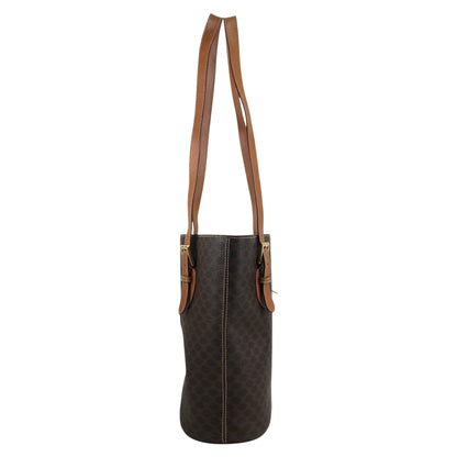 CELINE Macadam Blason Totebag Brown Vintage inkg8a