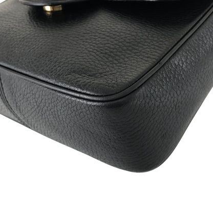 CELINE Circle Logo Shoulder bag Black Vintage bz4cv2