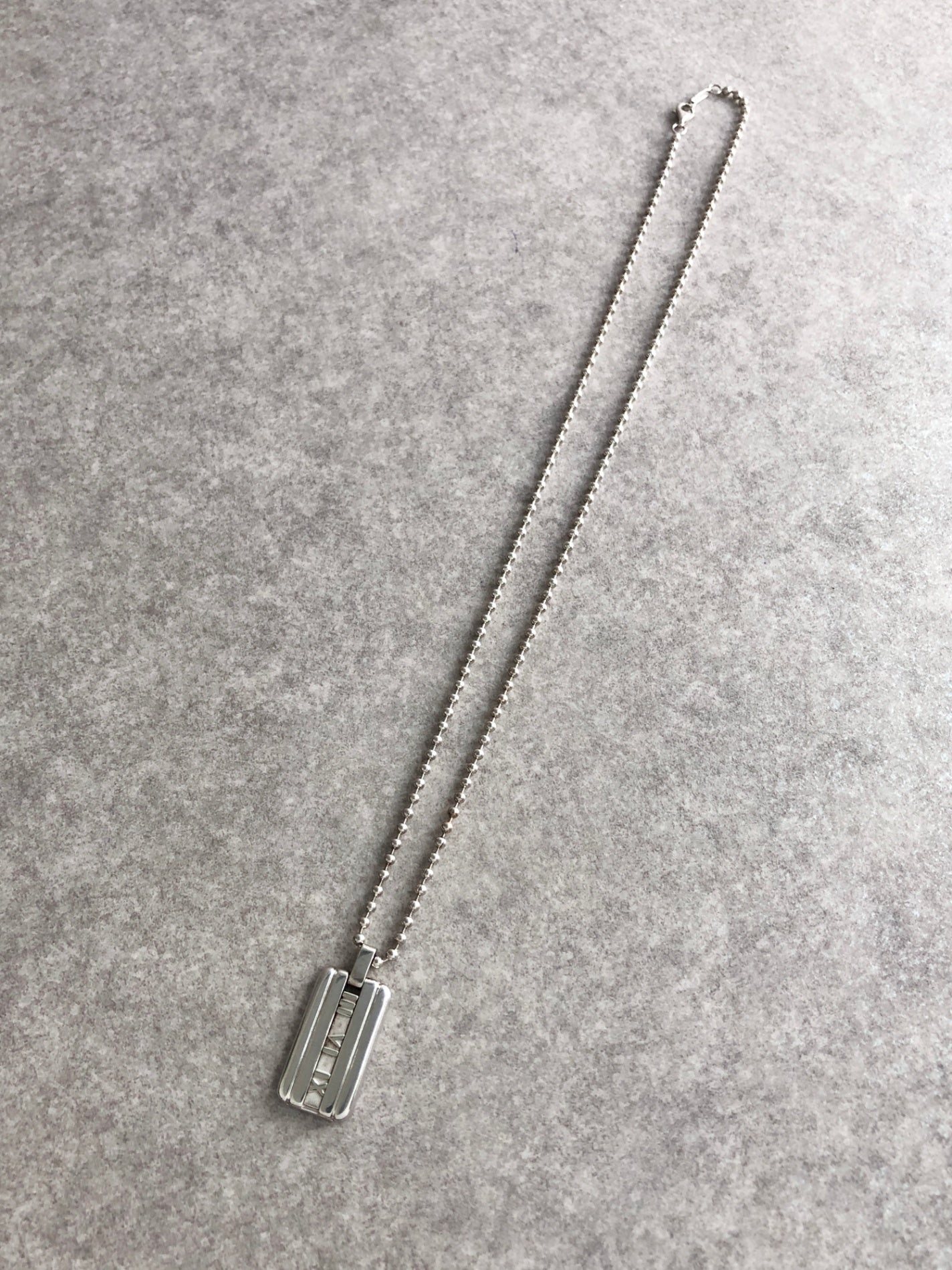 Tiffany & Co. SILVER925 Necklace Silver Vintage zccs5h