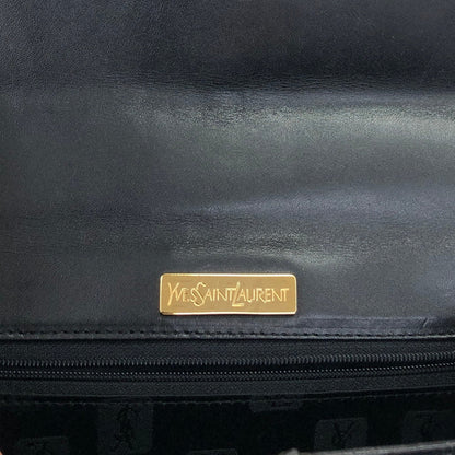 Yves Saint Laurent YSL Charm Handbag Black Vintage dxsc3k