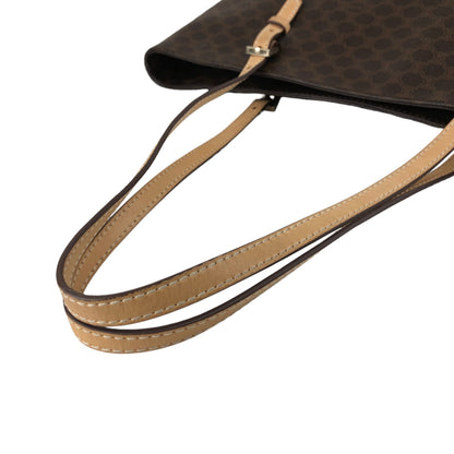 CELINE Macadam Handbag Totebag Brown Vintage 37xgc6