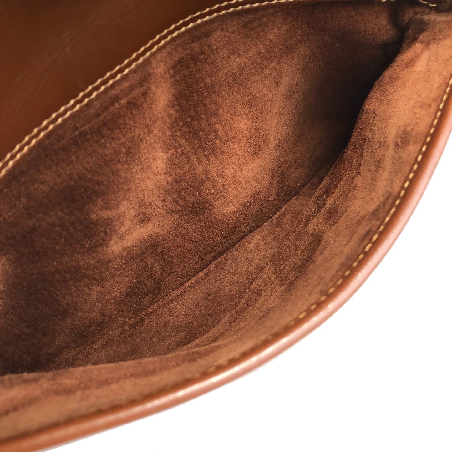 GUCCI Logo Shoulder bag Brown Vintage 56um6g