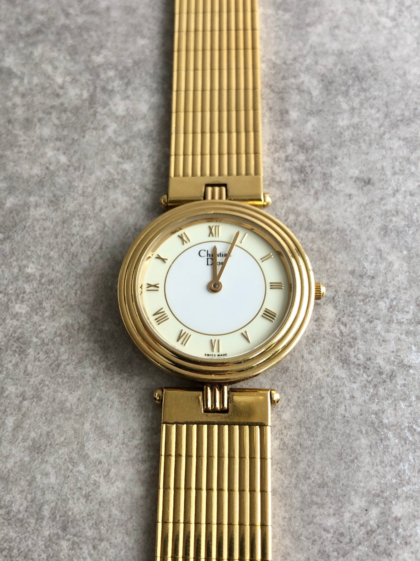 Christian Dior Watch Gold Vintage ignfmy