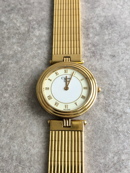 Christian Dior Watch Gold Vintage ignfmy