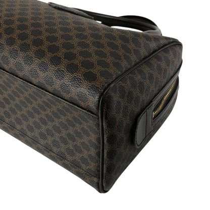 CELINE Macadam Blason Two-way Small Boston bag Shoulder bag Black Vintage xawpgz