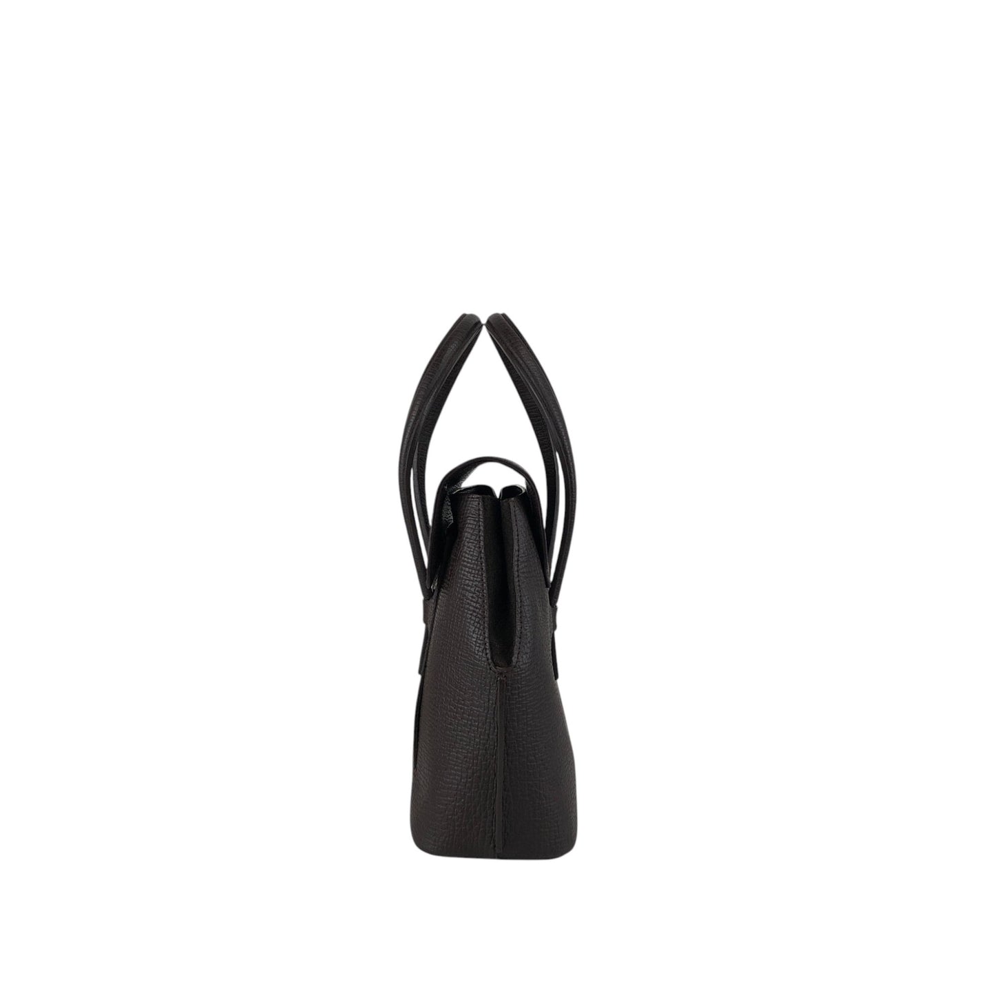 LOEWE Logo Embossed Handbag Brown Vintage xdd6ie