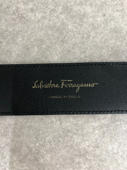 Salvatore Ferragamo Vala Ribbon Belt Black Vintage yfhukd