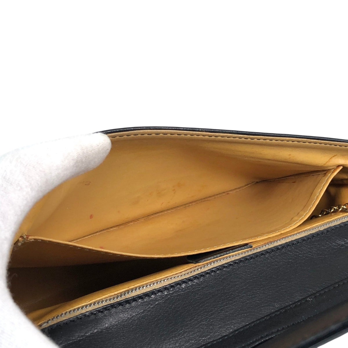 CELINE Triomphe Shoulder bag Black Vintage y7xmc7