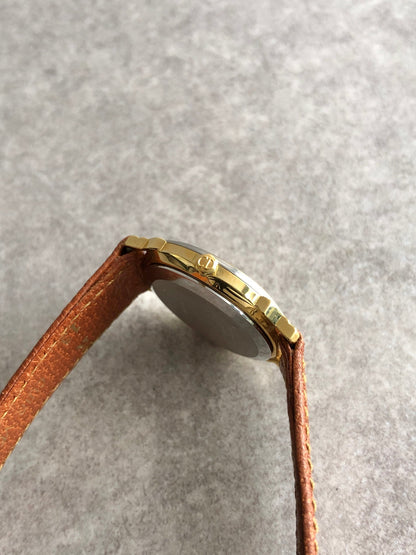 Christian Dior Quartz Watch Brown Vintage 6ytb8u