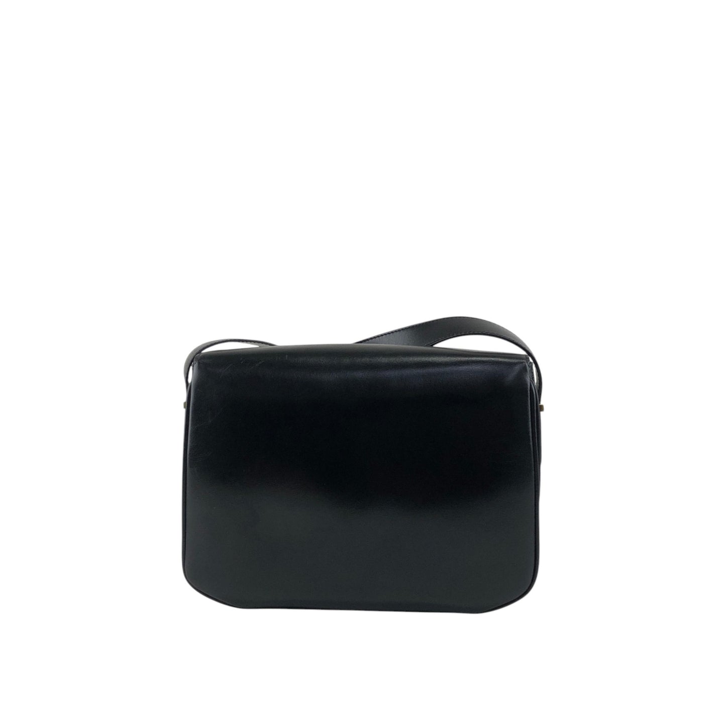 CELINE Blason Shoulder bag Black Vintage ad7eeu