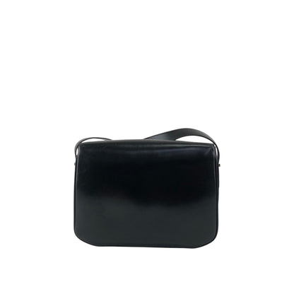 CELINE Blason Shoulder bag Black Vintage ad7eeu