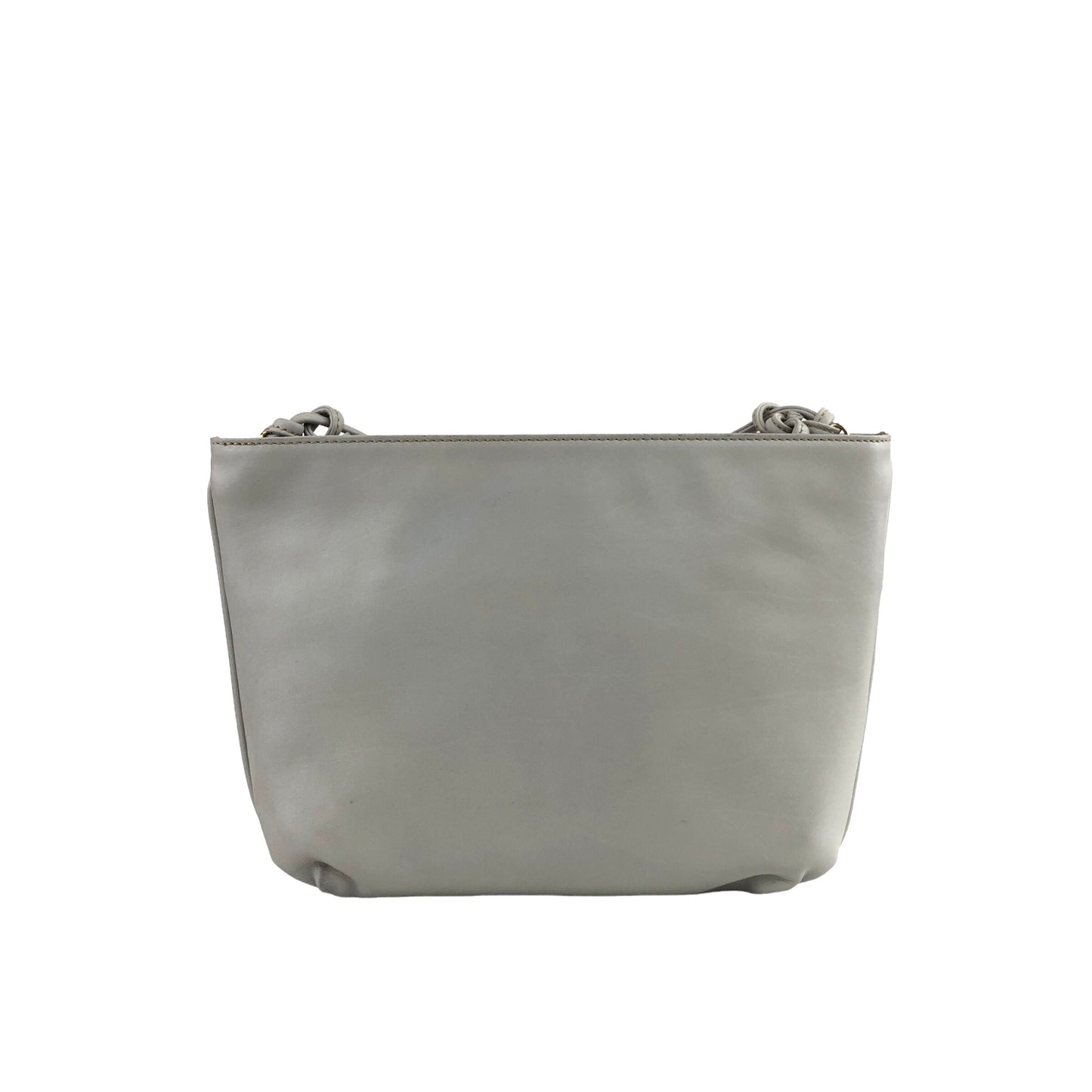 CELINE Blason Ribbon Shoulder bag Gray Vintage dei55p