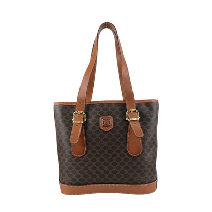CELINE Macadam Blason Totebag Brown Vintage wfn3fv